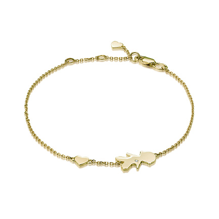 Браслет из золота с бриллиантом