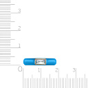 Кольцо из красного золота с топазом, эмалью