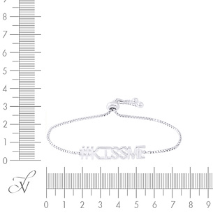 Браслет декоративный из серебра