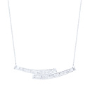 Колье из белого золота с бриллиантами