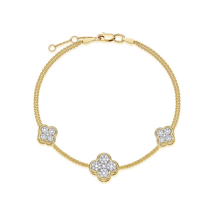 Браслет из золота с бриллиантами