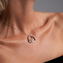 Подвеска из белого золота с бриллиантами