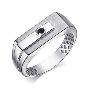 Кольцо из белого золота с бриллиантом