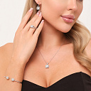 Колье из белого золота с бриллиантами