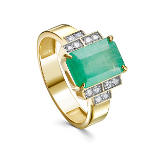 Кольцо из желтого золота