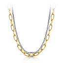 Колье из серебра с позолотой