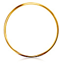 Кольцо обручальное из желтого золота