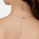 Колье из серебра с фианитами