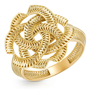 Кольцо из желтого золота