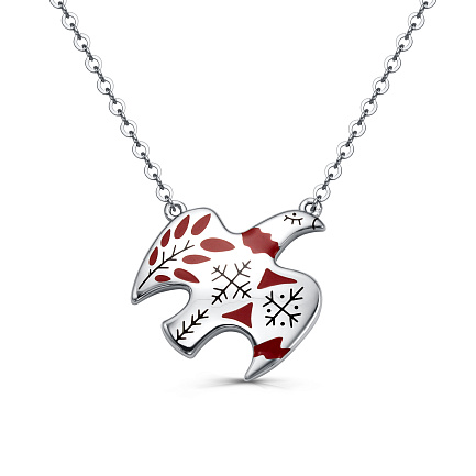 Колье из серебра