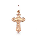 Крест из красного золота