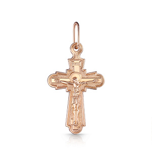 Крест из красного золота