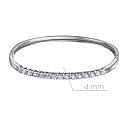 Браслет декоративный из белого золота с бриллиантами