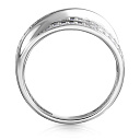 Кольцо из серебра с фианитом