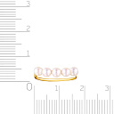 Кольцо из желтого золота с жемчугом