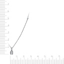 Колье из белого золота с бриллиантами