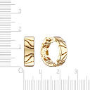 Серьги Конго из серебра