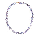 Бусы из красного золота с жемчугом