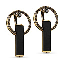 Серьги с английским замком из серебра