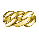 Кольцо из серебра с позолотой