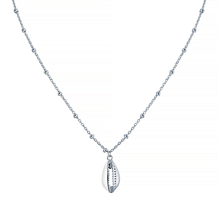 Колье из серебра с эмалью