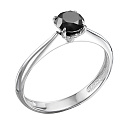 Кольцо из белого золота с бриллиантом