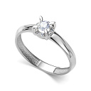 Кольцо из белого золота