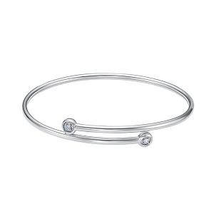 Браслет из белого золота с бриллиантами