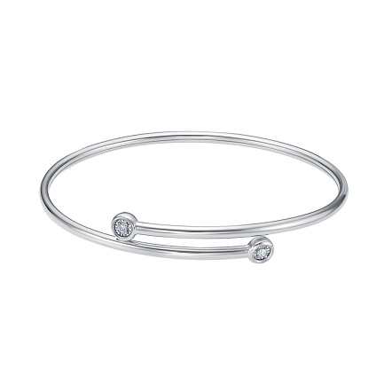 Браслет из белого золота с бриллиантами