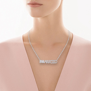 Колье из серебра