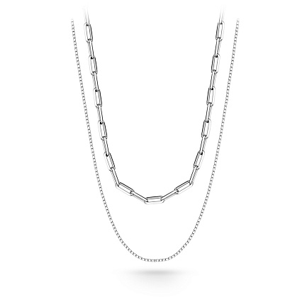 Колье из серебра