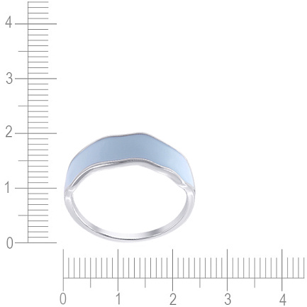 Кольцо из серебра с эмалью