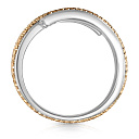 Кольцо из серебра с позолотой