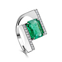 Кольцо из белого золота