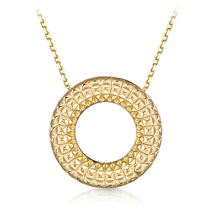 Колье из желтого золота