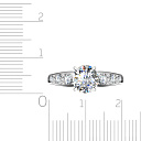 Кольцо из платины с бриллиантами