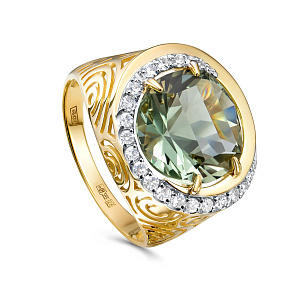 Кольцо из желтого золота