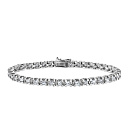 Браслет декоративный из белого золота с бриллиантами