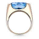 Кольцо из желтого золота с топазом