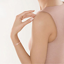 Браслет декоративный из серебра с жемчугом