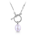 Колье из серебра с жемчугом