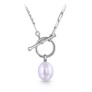 Колье из серебра с жемчугом