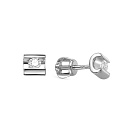 Серьги из белого золота с бриллиантами