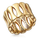 Кольцо из серебра с позолотой