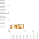 Кольцо из красного золота