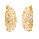 Серьги с английским замком из серебра