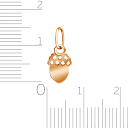 Подвеска из красного золота