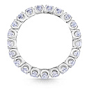 Кольцо из белого золота с бриллиантами