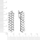 Серьги с английским замком из серебра