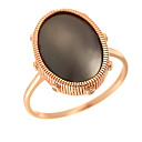 Кольцо из серебра с керамикой, фианитами